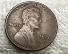 1911-S Lincoln Wheat Small Cent Bronze BN Circulated Business San Francisco