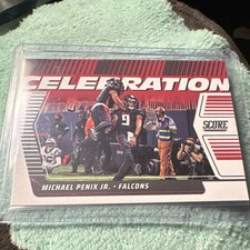 Panini 2025 Score Michael Penix Jr. Atlanta Falcons #C-MPE Celebration Insert