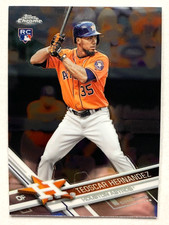 TEOSCAR HERNANDEZ ROOKIE • 2017 Topps Chrome #116 • SHARP LA DODGERS RC!!!