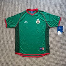 Mexico 2002 World Cup National Team Soccer Jersey Dead Stock M Size New