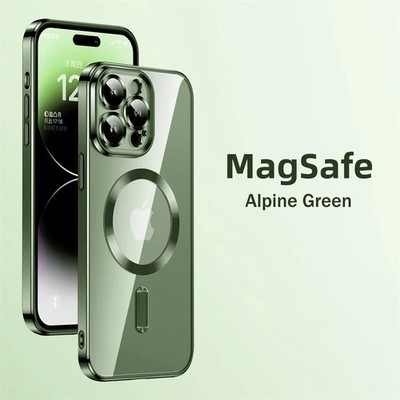[MagSafe] Luxury Shockproof Case for iPhone 16 15 14 Pro Max Plus - Slim Cover