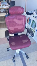  Staple Hyken Ergonomic Mesh Task Chair, Maroon UN59462