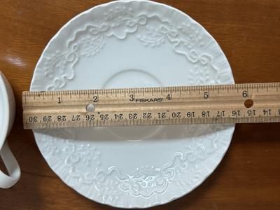 1989 Vtg Ralph Lauren Wedgewood Claire 5pc Setting Porcelain China