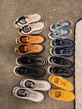 Nike Air Max 97 Lot of 8 Used Men s & Youth S...