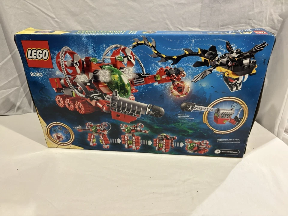 NEW LEGO Atlantis: Undersea Explorer (8080) Sealed NIB Retired (Damaged Box) - Image 2 of 4