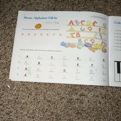 Alfreds Basic Piano Prep Course: Notespeller Book, Level A - VERY GOOD