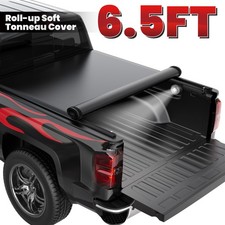 6.5ft Soft Roll Up Truck Tonneau Bed Cover For 09-26 Ford F150 Fleetside On Top 6.5ft Soft Roll Up Truck Tonneau Bed Cover For 09-26 Ford F150 Fleetside On Top