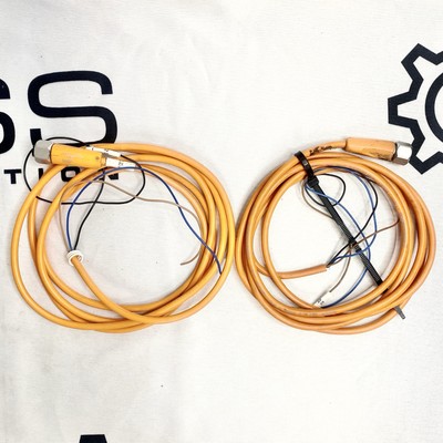 Lot of 2 IFM EVT221 ADOGH040VAS0005E04 E191684 Plug Cable - Same Day Shipping