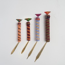 Set of 4 Danmoi Jew's Harp Jaw Harp Hmong Musical Instrument