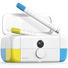 Ikarao Karaoke Machine for Kids, Built-in AR Camera Active Play Karaoke