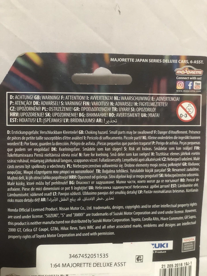 Majorette Serie Japón Toyota Hiace Amarillo Nuevo  Foto 4 de 4