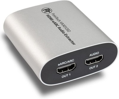 FeinTech VAX01202 HDMI eARC Audio Extractor Splitter 1x2 für Fernseher
