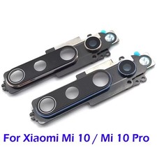 Rear Camera Glass Lens with Cover Frame Bracket for Xiaomi Mi10/Mi10 Pro Replace