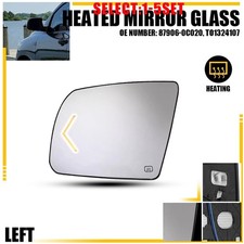 For Toyota 08-17 Sequoia 07-20 Tundra Mirror Glass Heat Turn Signal Driver 1-5X