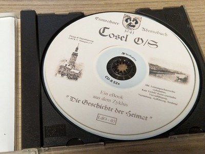 e - book Cosel - CD - Einwohner - Adressbuch  -  Landkarte  - Straßenkarte