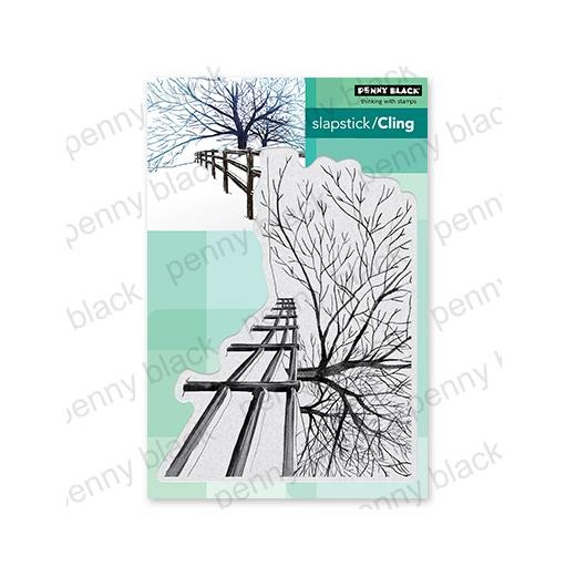 Penny Black Cling Rubber Stamps - Snowfield 40-874