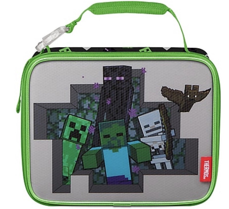 Lunch Bag - Minecraft - School Tote Insulated NEW W Tags