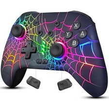 Switch Controller Compatible with Switch/Switch Lite/OLED/PC, Programmable Wi...