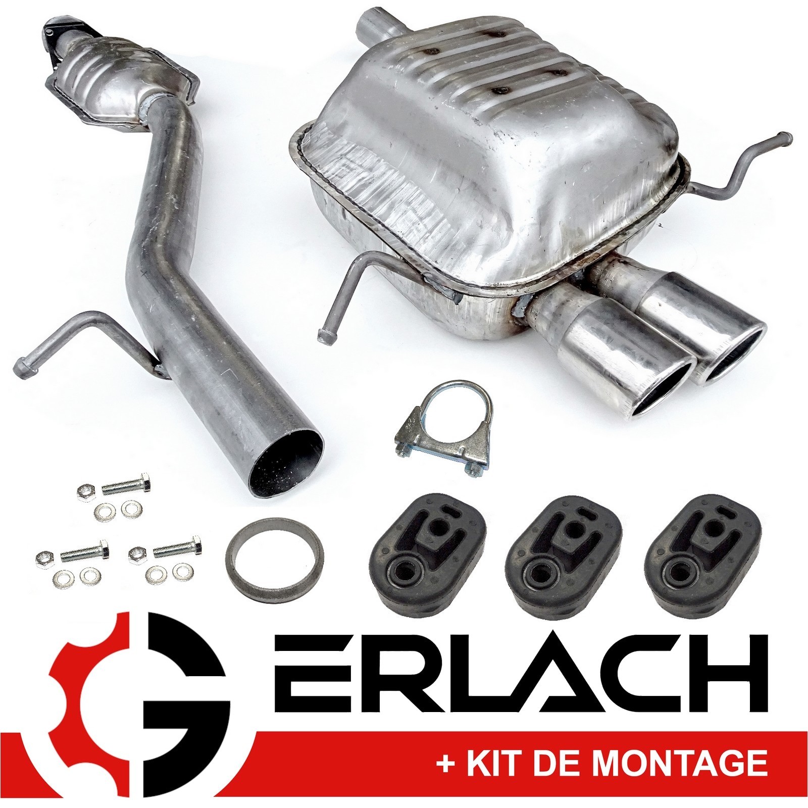 Silencieux arriere haute réduction sonore pour Mercedes C-Klasse C180 C230