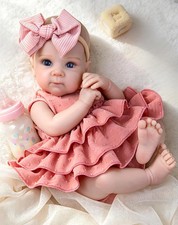Reborn Baby Doll Girl 20 Inch Full Body Posable Realistic 3D Skin