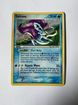 Suicune 030 2005 Black Star Promo Kosmos Holo Rare Pokémon Swirl