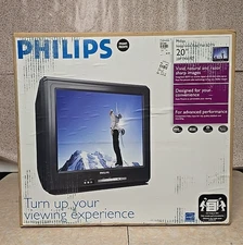 Philips 20" CRT Real Flat 20PT9007D Component Video Input BRAND NEW SEALED NOS