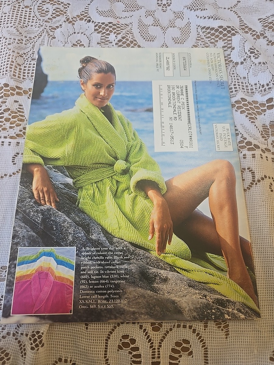 1997 SUMMER Victoria's Secret Catalog YASMEEN GHAURI Laetitia