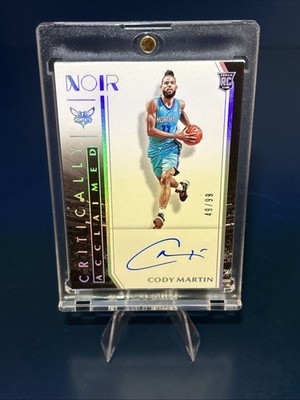 RC AUTO /99! 2019 NOIR Critically Acclaimed Signatures Cody Martin, Hornets