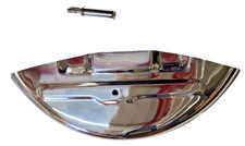 Copricerchio di scorta e bullone in acciaio inox Vespa PX LML - GS160 Style Half Moon