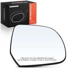 Right Passenger Side Non-Heated Mirror Glass with Backing Plate - Compatible