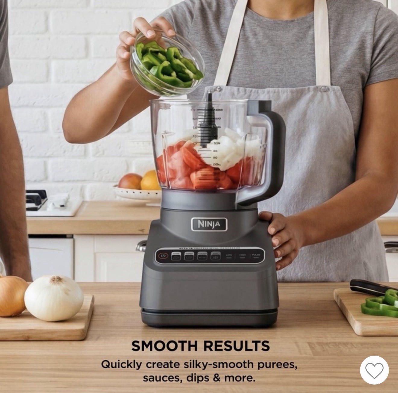 Ninja XL Food Processor Auto-iQ 1000W 12 -Cup Bowl, Chopping & Dough Blade, New