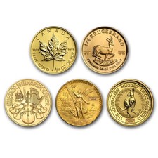 1/4 oz Gold Coin - Random Mint 4587.32 per troy oz