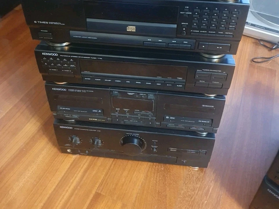 KENWOOD PERLA NERA M54 FRONTALE IN ALLUMINIO FUNZIONANTE TELECOMAN - Bild 2 von 4