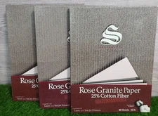 Southworth ROSE GRANITE PAPER - Watermarked - 24 lb - 230 Sheets - 8.5 x 11