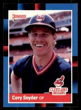 1988 Donruss #350 Cory Snyder Cleveland Indians