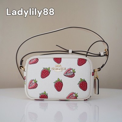 NWT Coach CBA80 CBA86 Mini Jamie Camera Bag In Signature Canvas