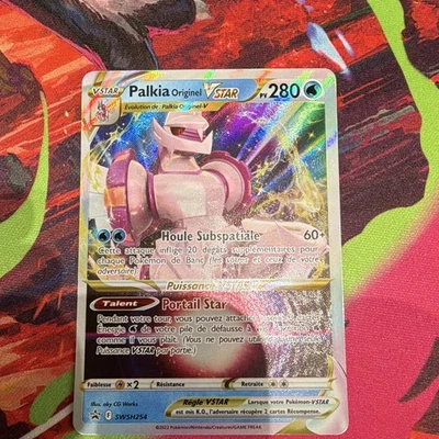 Pokémon JCC Palkia Originel VSTAR 280 PV Holo SWSH254 FR Promo - Photo 1/2