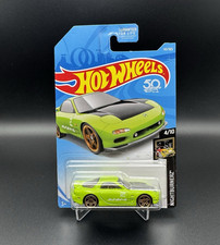 Hot Wheels Nightburnerz 4/10 '95 Mazda RX-7 1:64 Diecast Green Unopened
