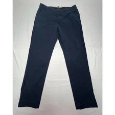 Banana Republic Men's Navy Blue Slim Fit Lived-In Chino Pants - Size 33x28.5