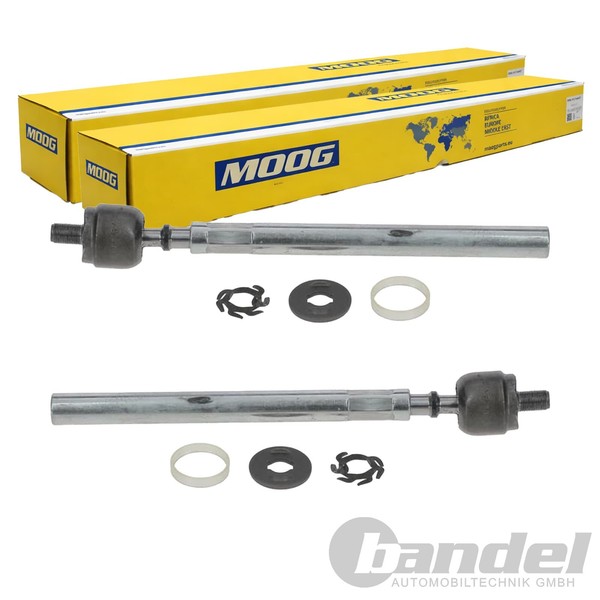 2X Moog Axialgelenk Spurstange Passend FüR CitroËN C15 LNA Visa Peugeot 104 505-image