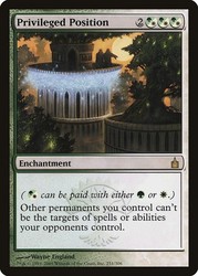 Privileged Position - Ravnica: City of Guilds #251/306 Rare Enchantment