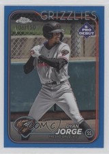 2024 Topps Pro Debut Chrome Blue Refractor 106/150 Dyan Jorge #PDC-170 0o6v