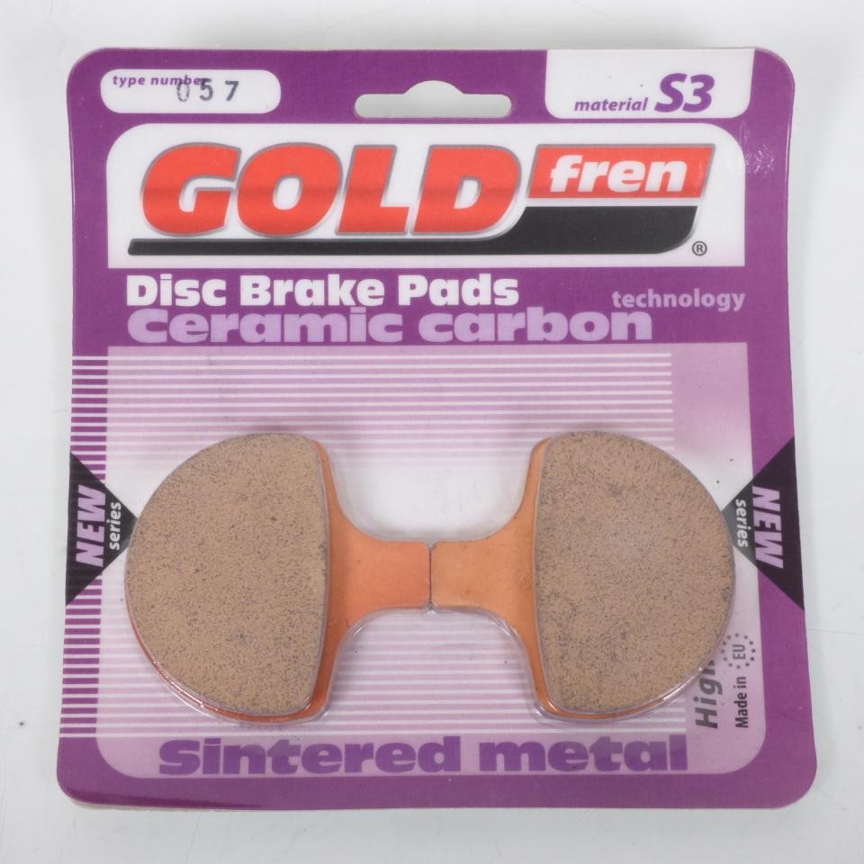 Plaquette de frein Gold Fren pour Harley Davidson 1340 Fxrt 1985-1990