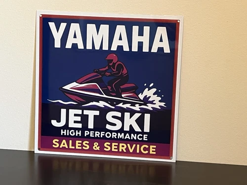 Yamaha Jet Sky Service Sale Vintage Style Metal Sign