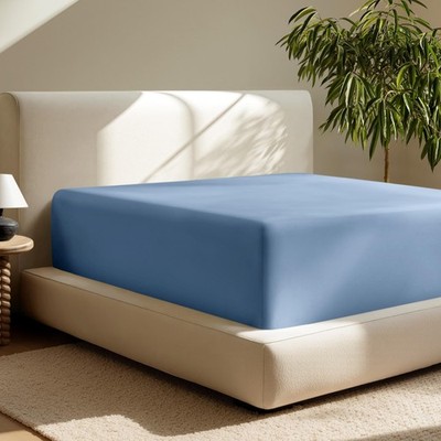 Bare Home King Fitted Sheet - Extra Deep Pocket Fitted Sheet - Premium 1800