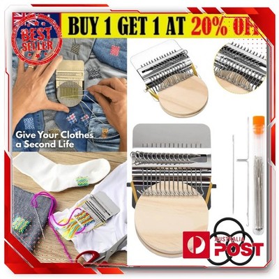 Knit Patch Kit Darning Loom, Knitpatch Patchmaker 2.0, Loom Knitting Machine