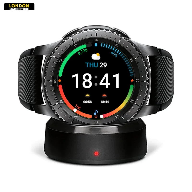 Reloj inteligente Samsung Galaxy Watch Gear S3 Frontier 46 mm GPS - muy bueno (en caja) Foto 2 de 4