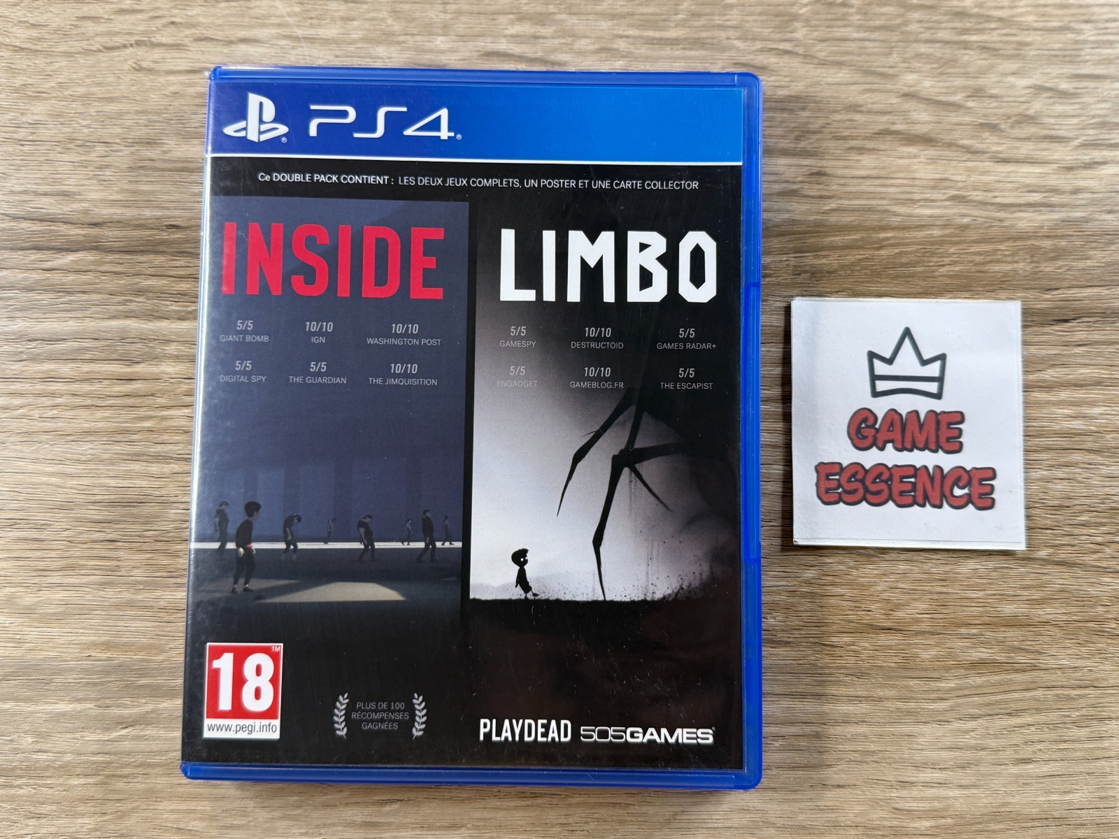 Inside + Limbo PS4 PAL FR Sony PlayStation 4