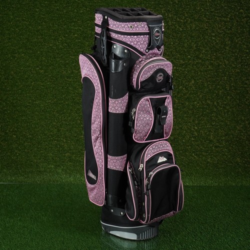 DATREK IDS CART BAG 14 WAY DIVIDERS, WOMEN'S / LADIES, BLACK / PINK ~ L@@K!! - Picture 5 of 13