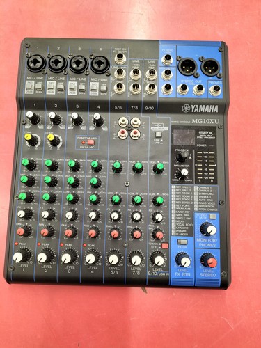 Yamaha MG10XU 10-Channel Mixer - Schwarz Aus Japan